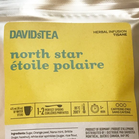North Star DavidsTea Loose Leaf Tea - Picture 3 of 6